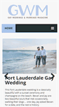 Mobile Screenshot of gayweddingsmag.com